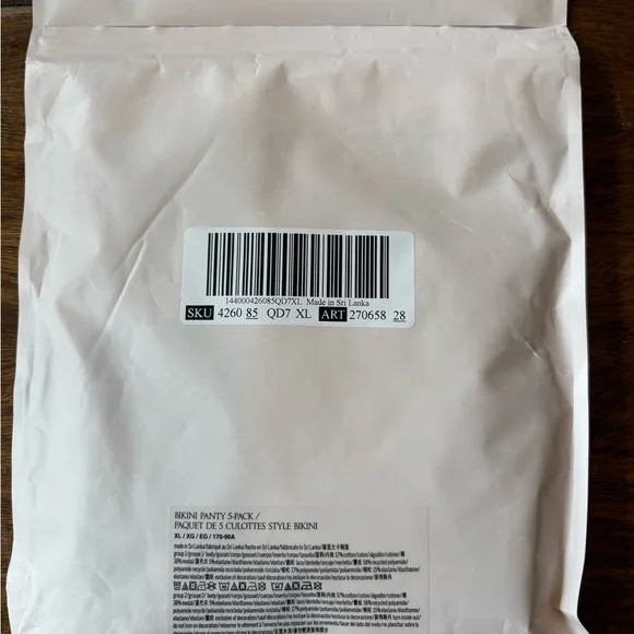 Victoria’s Secret Bikini Panty 5-Pack sealed XL - Picture 2 of 2